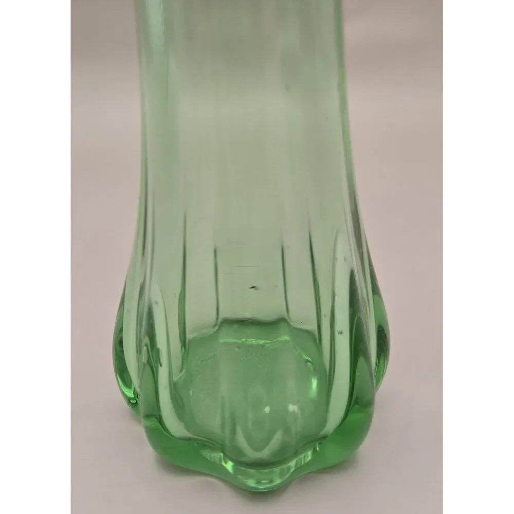Vintage Swung Vase Green 9.5